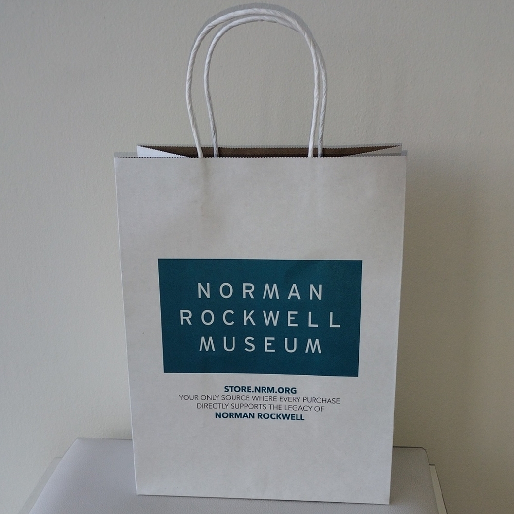 Norman Rockwell White Bag
